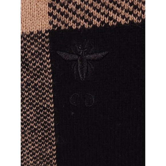 Christian Dior Cashmere Plaid Print Sleeveless Sweater Size 38 US 6 $1950 - Picture 3 of 7